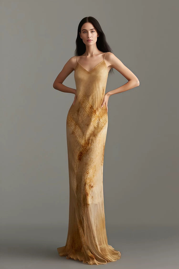 Golden Veil Gown