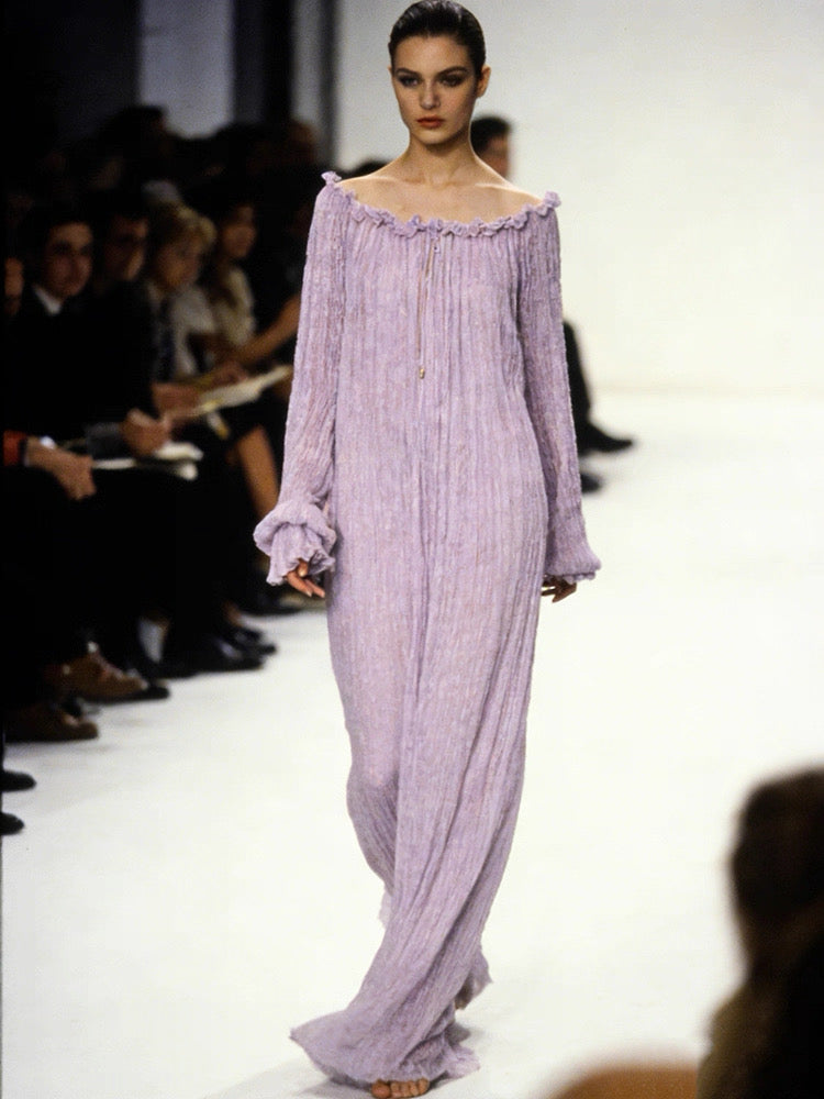 Magnolia Violet Victorian Gown
