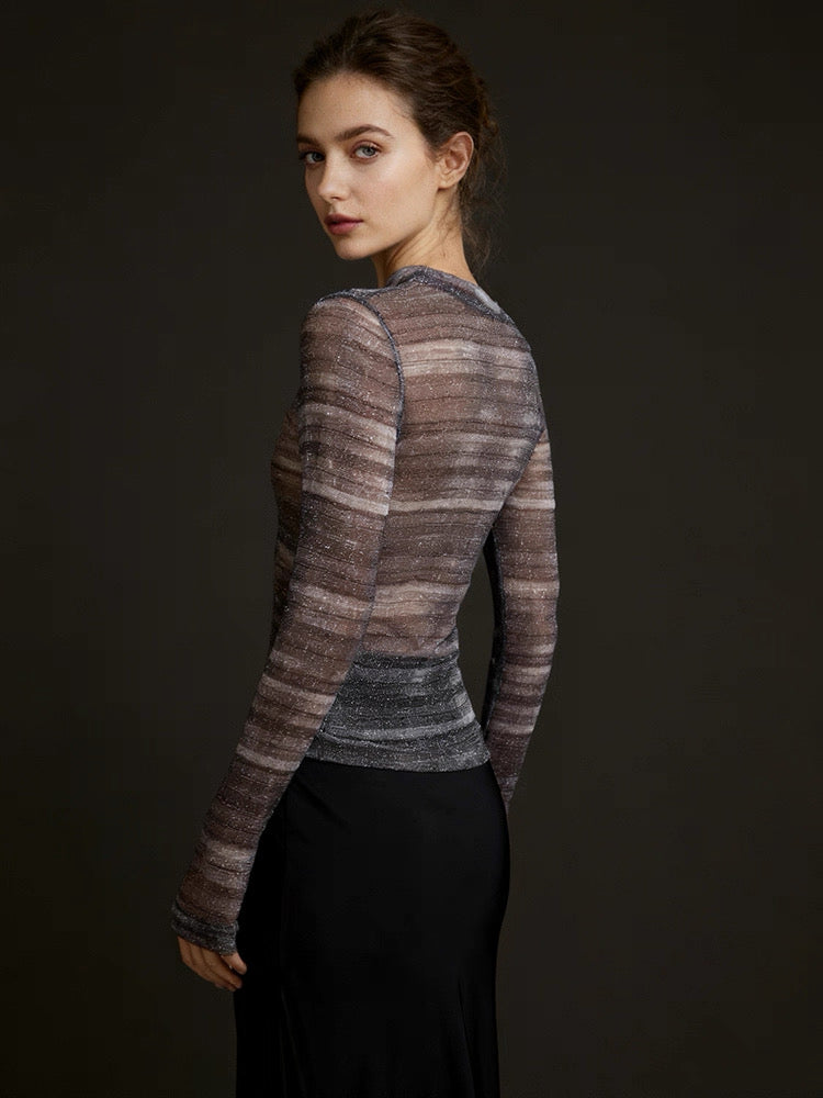 Celestial Sheer Knit Tee