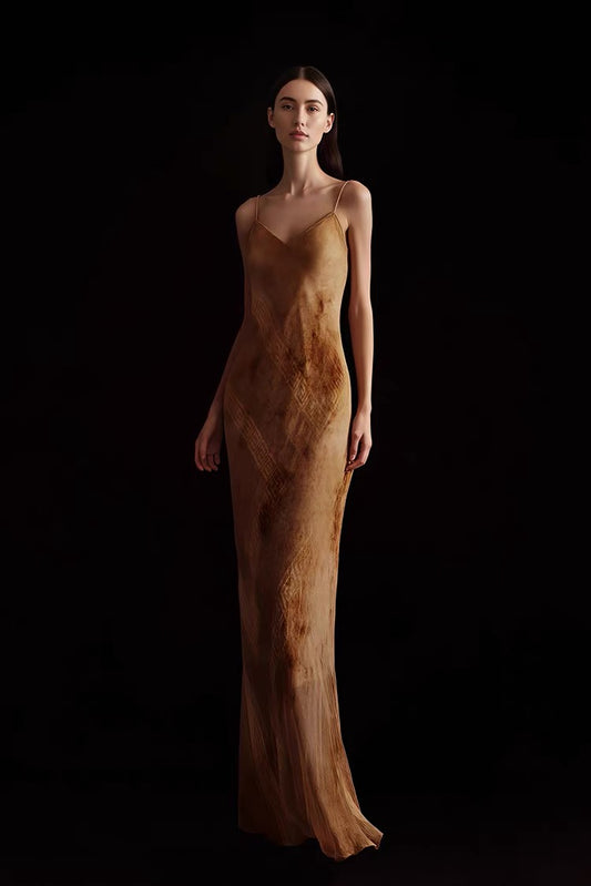 Golden Veil Gown
