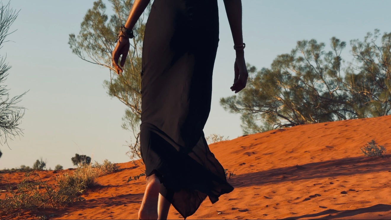 Backless Nightfall Silhouette Maxi