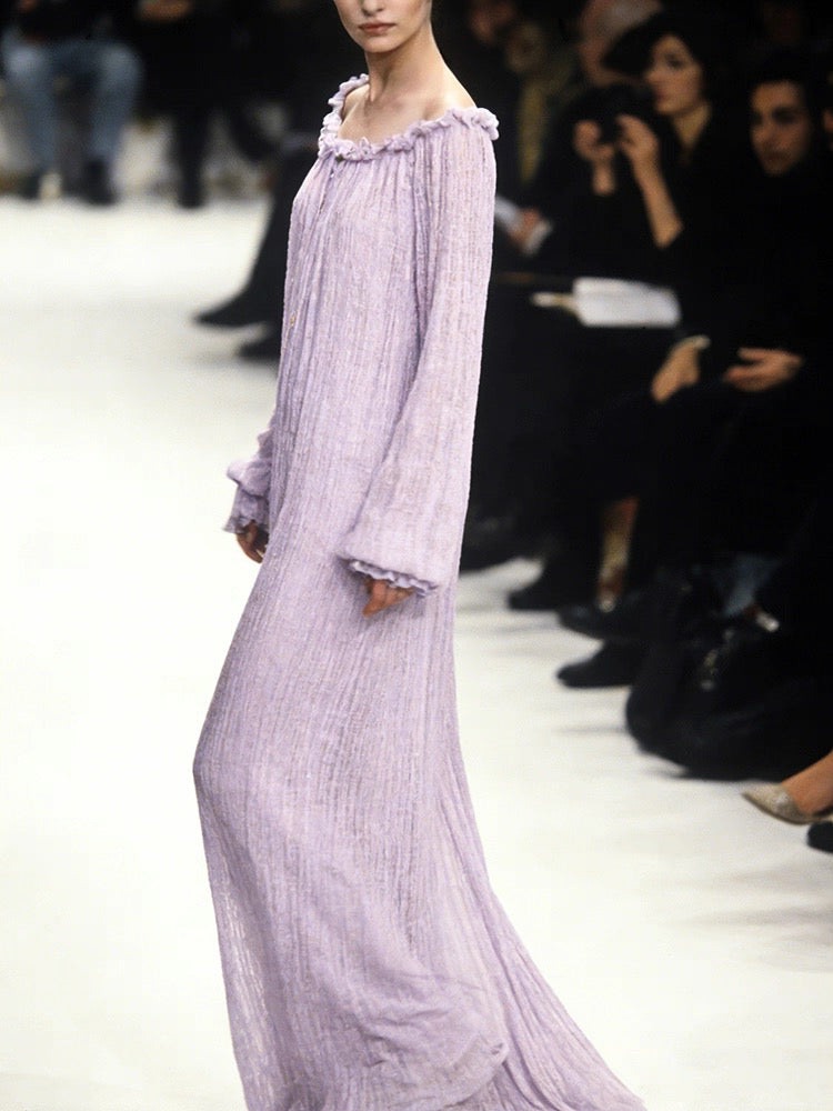 Magnolia Violet Victorian Gown