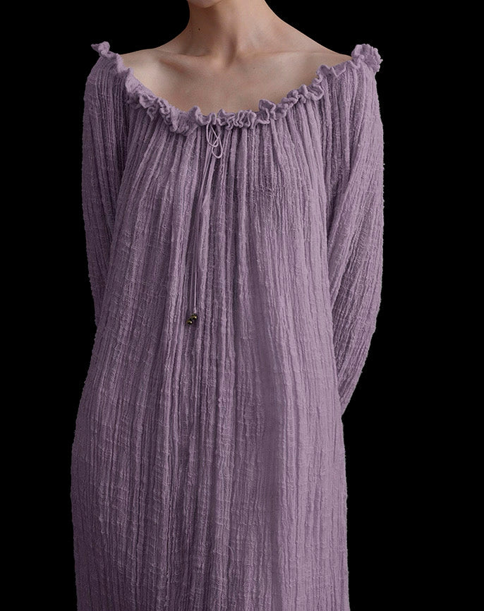 Magnolia Violet Victorian Gown