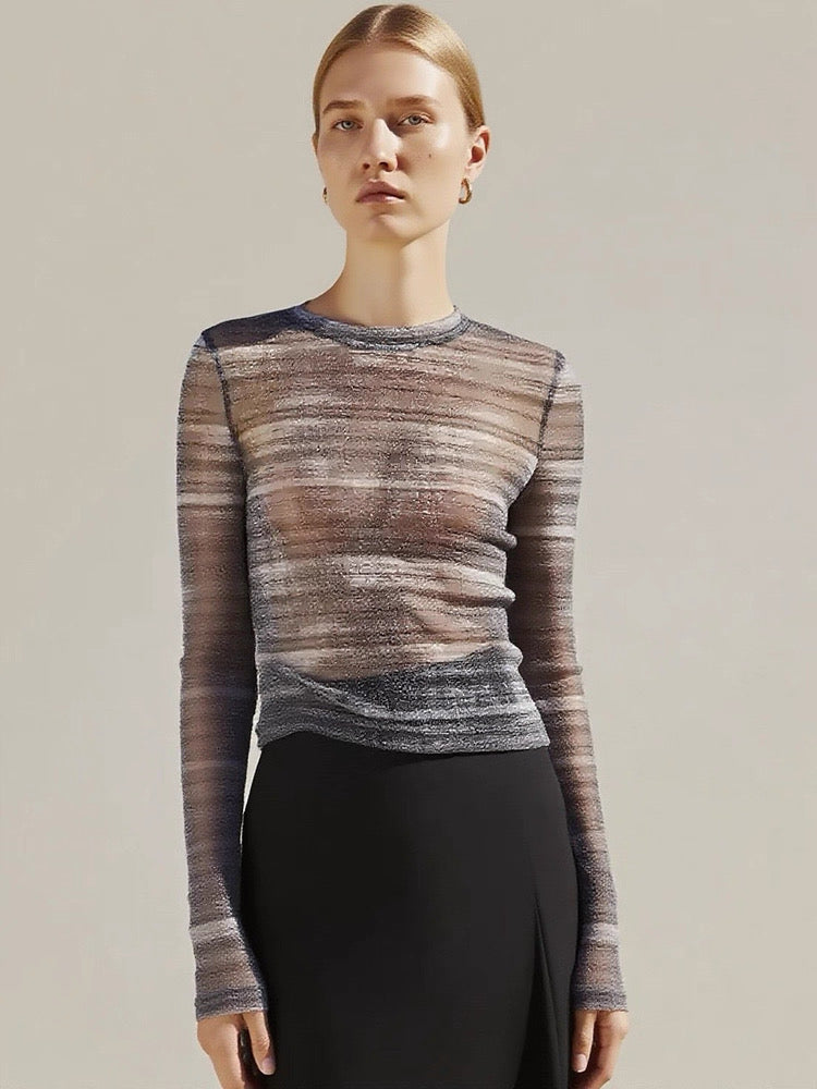 Celestial Sheer Knit Tee