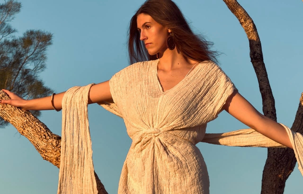 Grecian Linen Gown