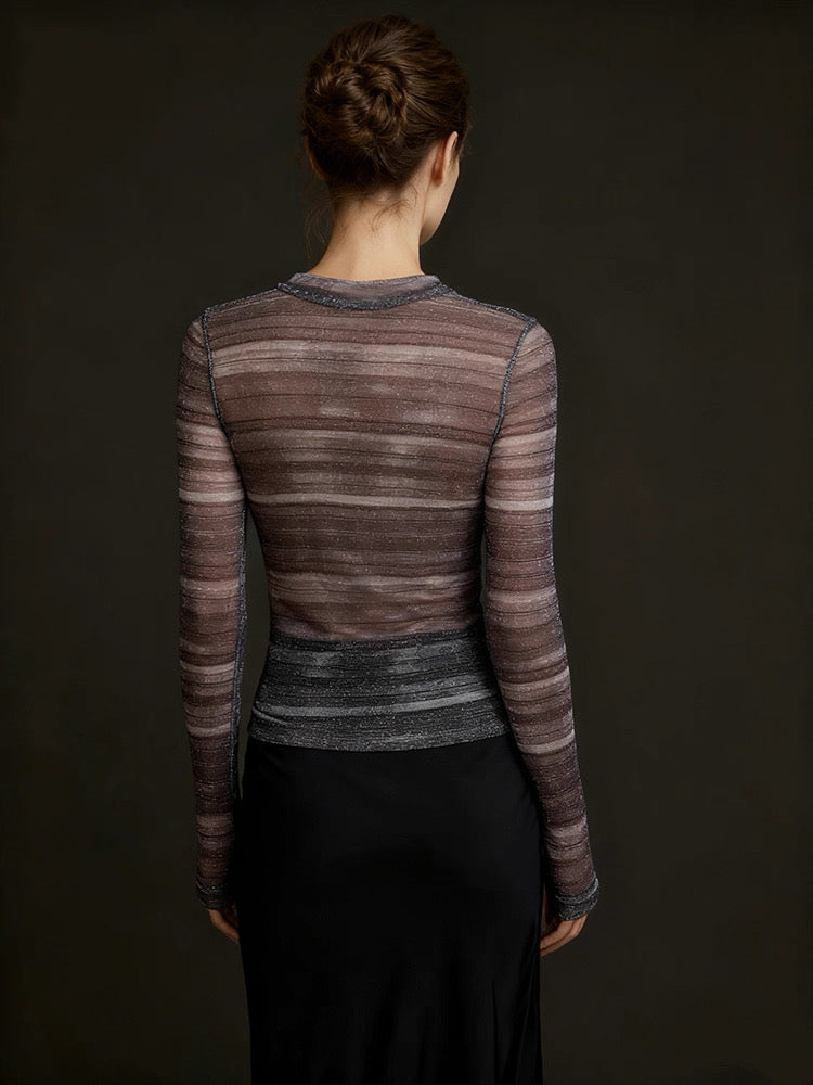 Celestial Sheer Knit Tee
