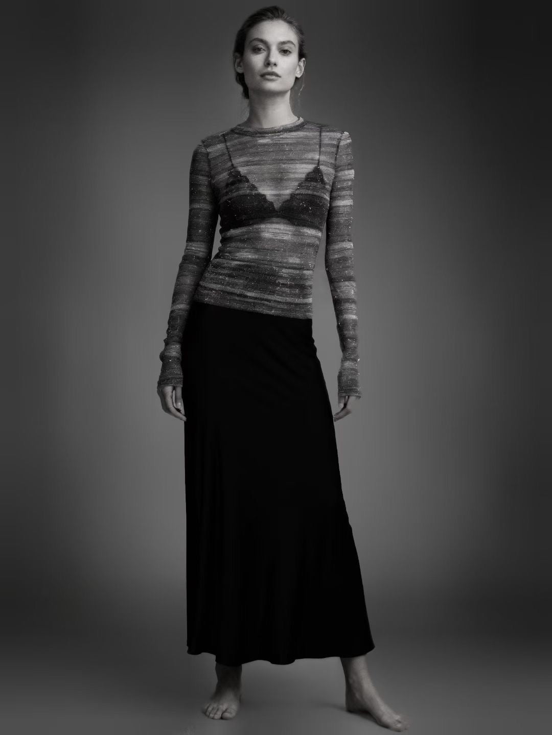 Celestial Sheer Knit Tee