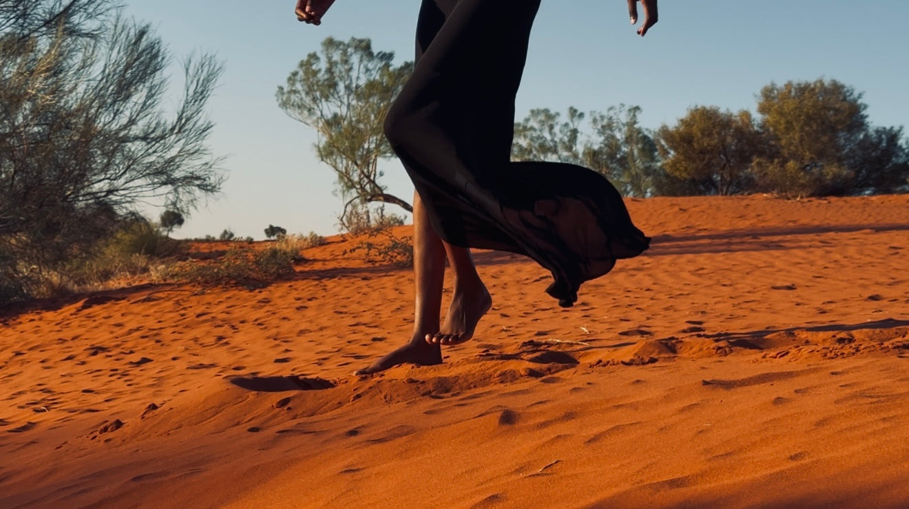 Backless Nightfall Silhouette Maxi
