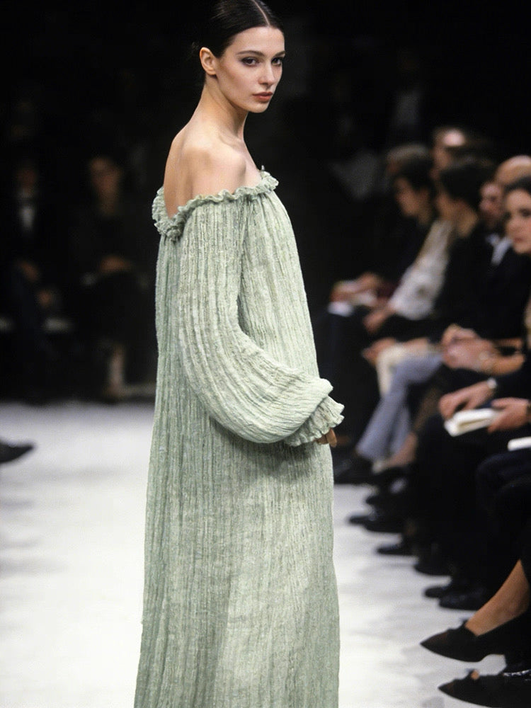 Lotus Green Victorian Gown