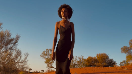 Backless Nightfall Silhouette Maxi