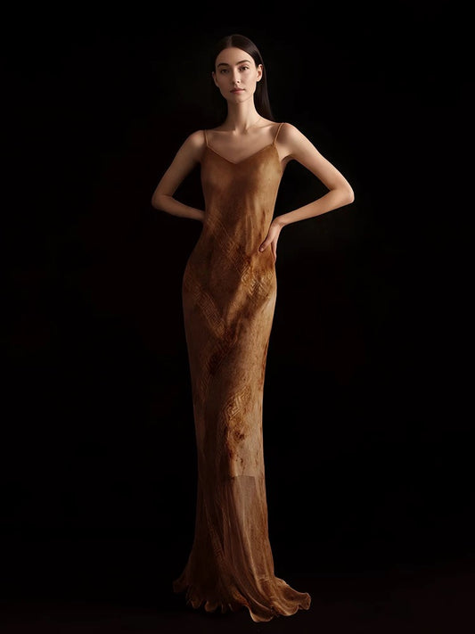 Golden Veil Gown