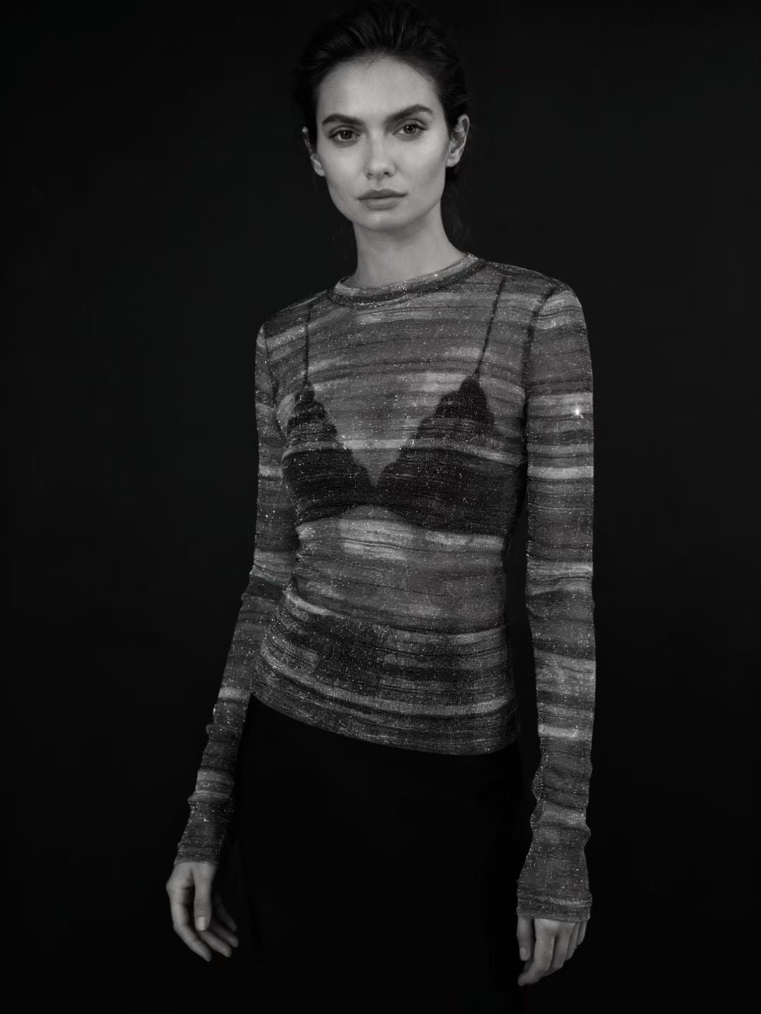 Celestial Sheer Knit Tee