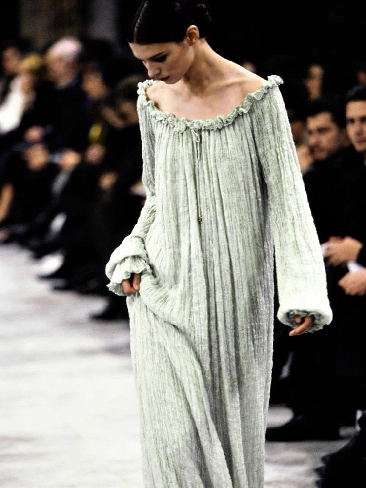 Lotus Green Victorian Gown