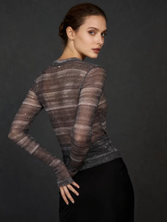 Celestial Sheer Knit Tee