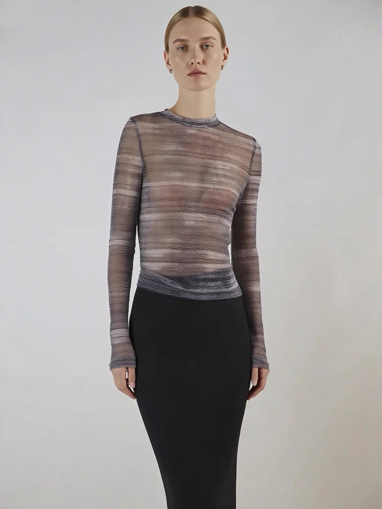 Celestial Sheer Knit Tee