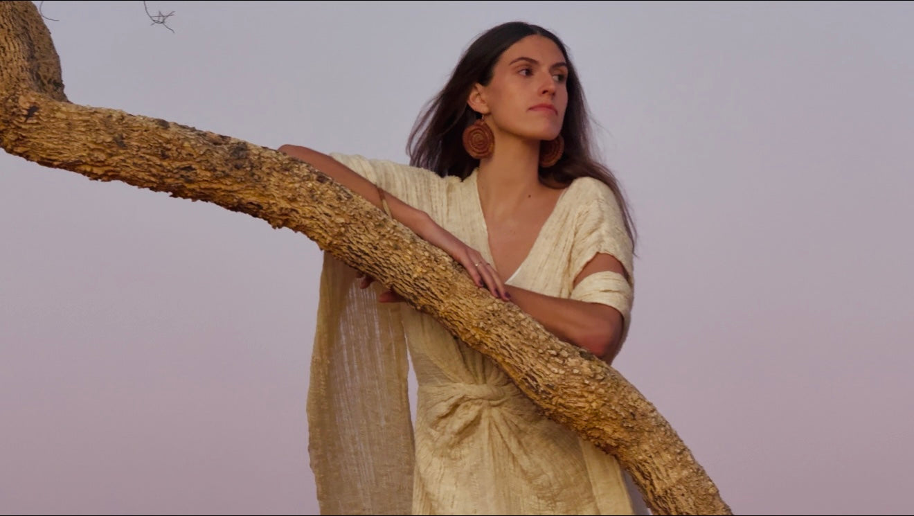 Grecian Linen Gown