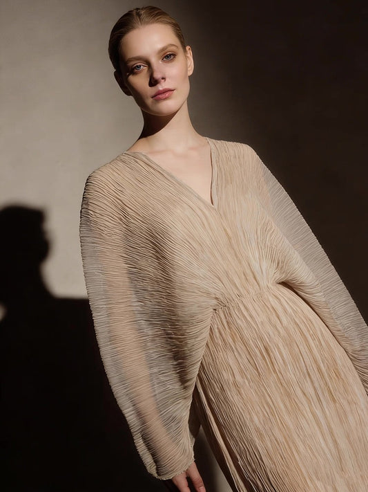 Blush Pink Mulberry Silk Gown