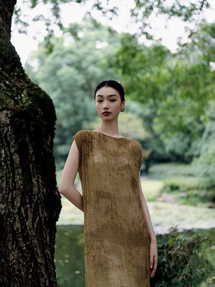 Stretch-Silk Zen Gown