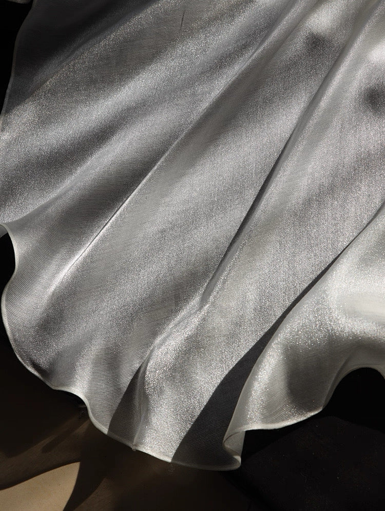 Blooming Camellia Silk Skirt