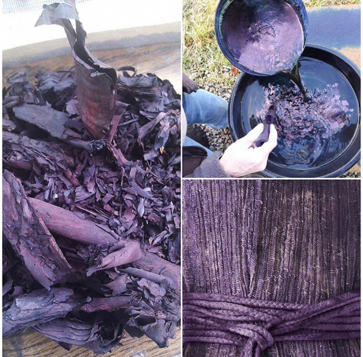 Purple Twilight Linen Gown