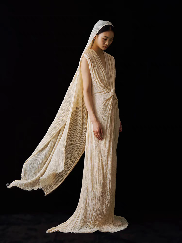 Grecian Linen Gown