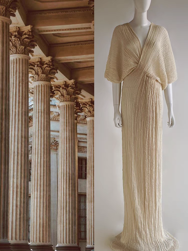 Grecian Linen Gown
